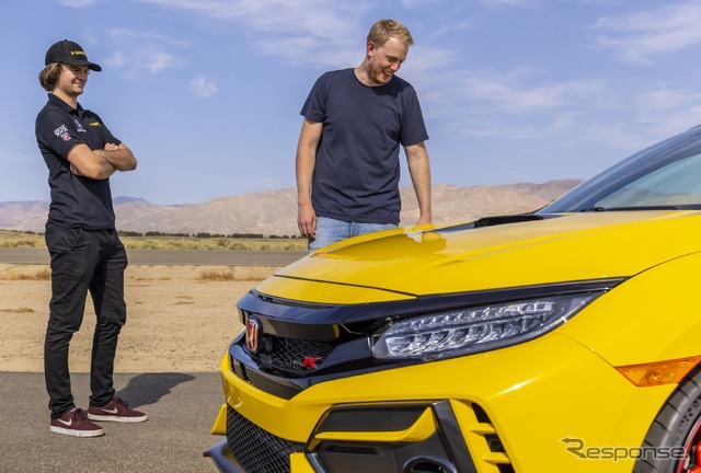 ホンダ・シビック・タイプR 改良新型のリミテッドエディションの米国向け第一号車
