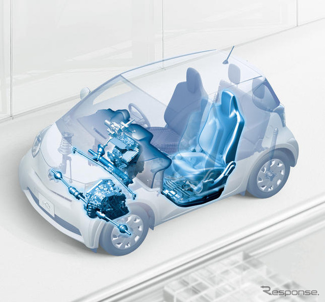 【トヨタ iQ 発表】デンソー、20%コンパクトなカーエアコンを開発