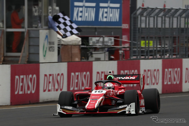 SUPER FORMULA第5戦、優勝した#16 野尻智紀(TEAM MUGEN)