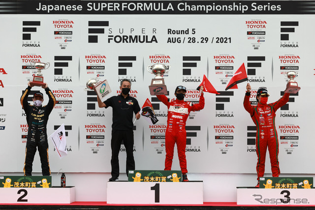 SUPER FORMULA第5戦表彰式