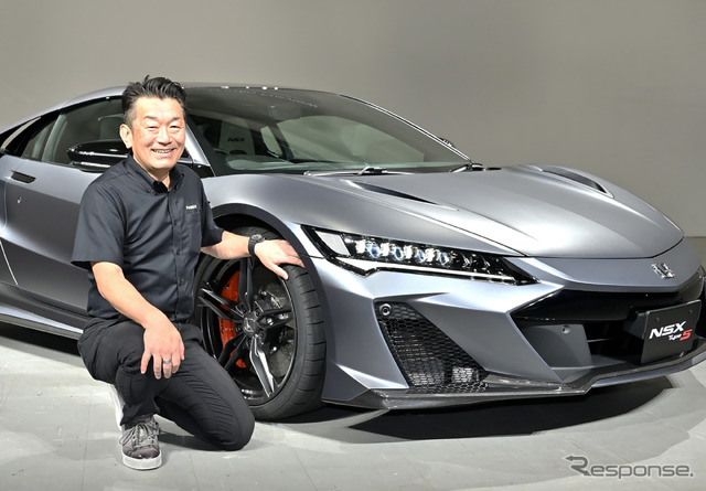 ホンダ NSX タイプS と開発責任者の水上聡氏