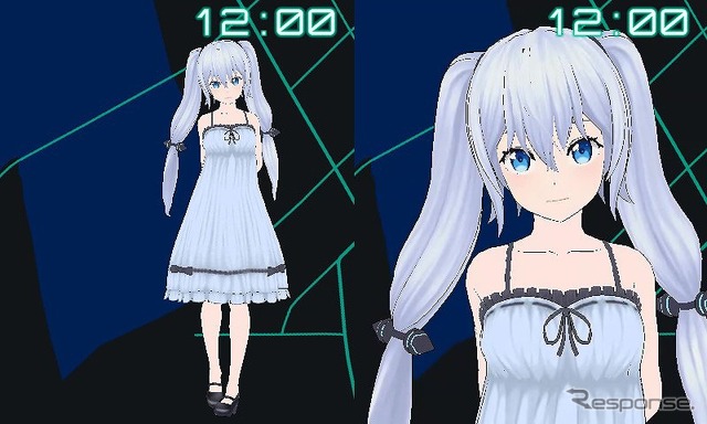 全身表示/バストアップ表示(表示は2Dモデル