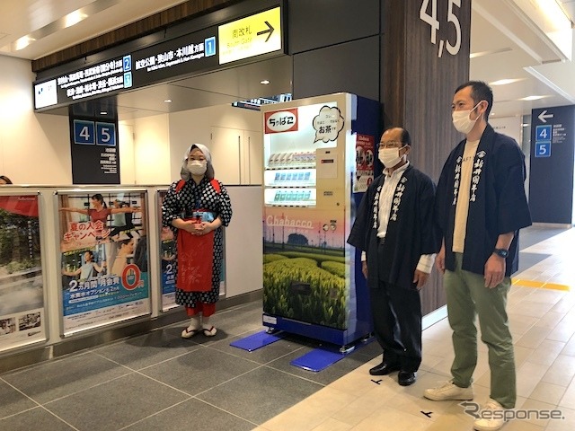 所沢駅除幕式(9月1日)