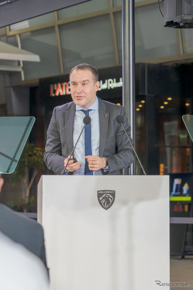 Groupe PSA Japan株式会社マーケティング部ダイレクターのトマ・ビルコ氏。