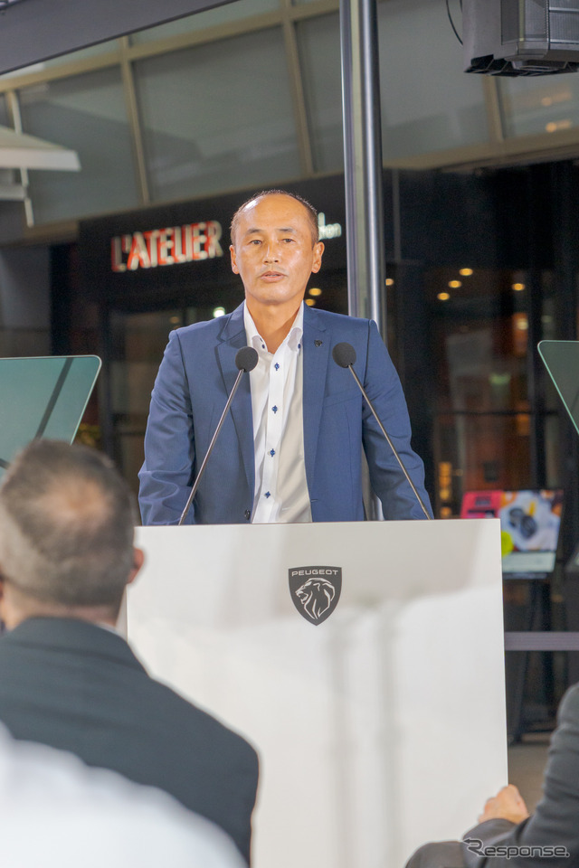 Groupe PSA Japan株式会社マーケティング部プジョープロダクトマネジャーの上村学氏。