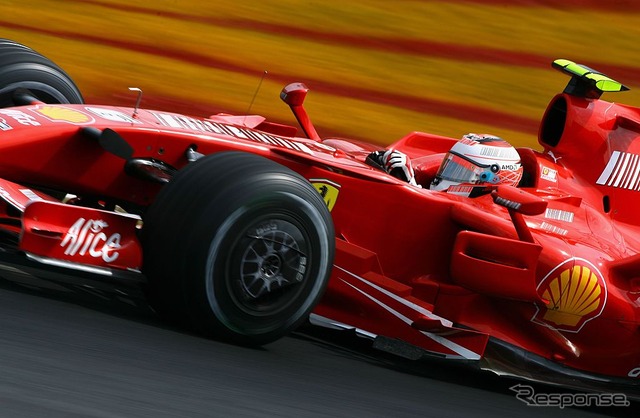 2007年シーズンの#6 キミ・ライコネン(フェラーリ、ブラジルGP)。