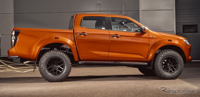 いすゞ D-MAX アークティックトラック AT35 のプリプロダクションモデル