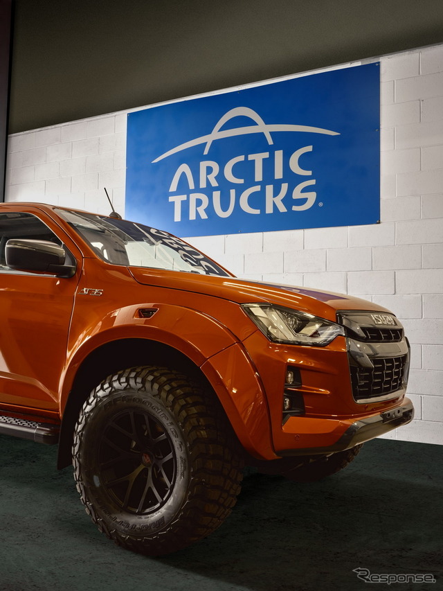 いすゞ D-MAX アークティックトラック AT35 のプリプロダクションモデル