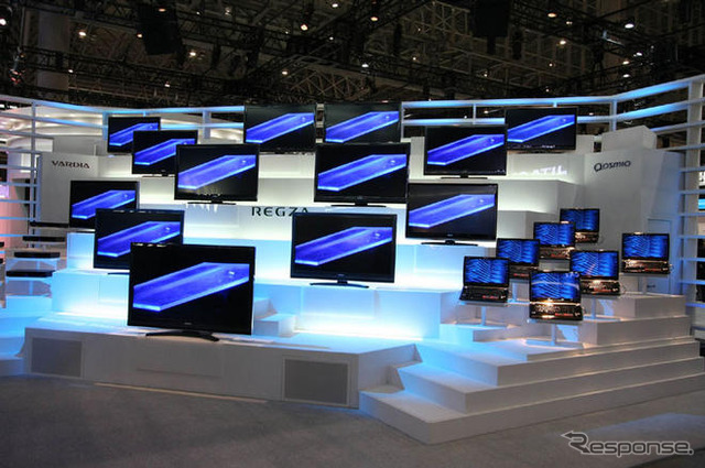 【CEATEC08】写真蔵…東芝ブース照明のCO2削減