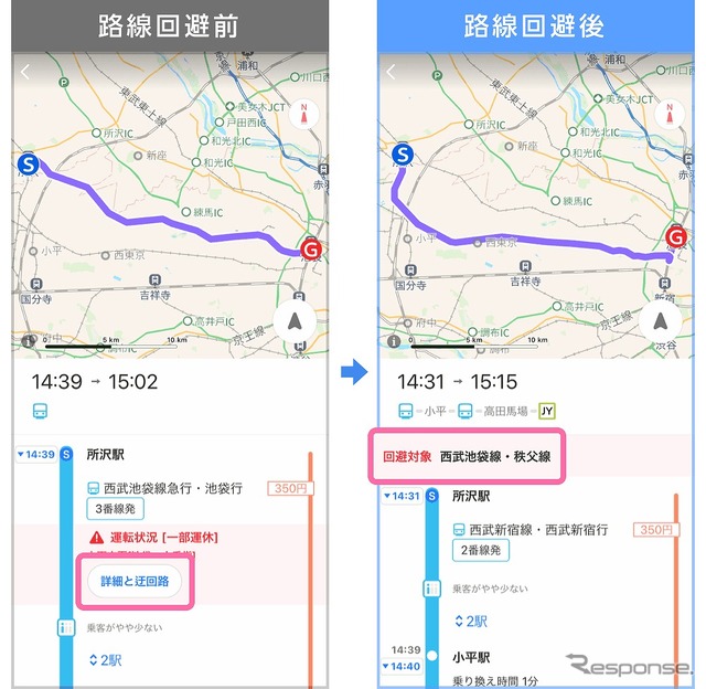 迂回路検索