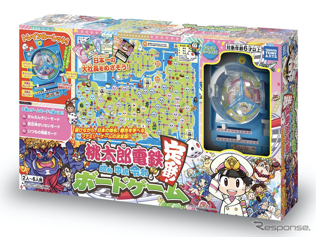 ゲーム&パズル部門2位:タカラトミーアーツ桃太郎電鉄 ~昭和 平成 令和も定番!~ボードゲーム