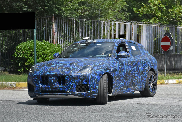 マセラティ グレカーレ トロフェオ 開発車両(スクープ写真)