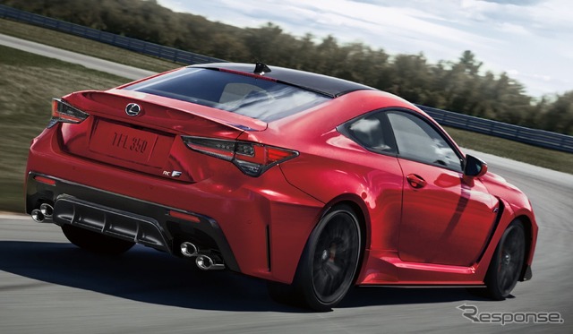 レクサス RC F の2022年モデル（米国仕様）