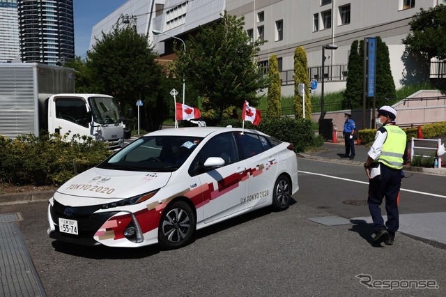 カナダチーム、東京2020オリンピック選手村に到着(7月21日)