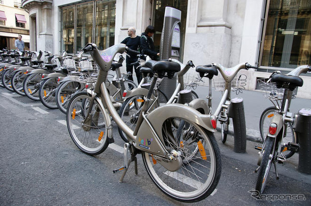 パリの自転車レンタルシステム「Velib」を利用してみる…写真蔵