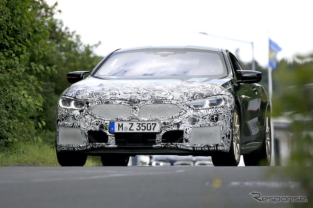 BMW 8シリーズ 改良新型プロトタイプ（スクープ写真）