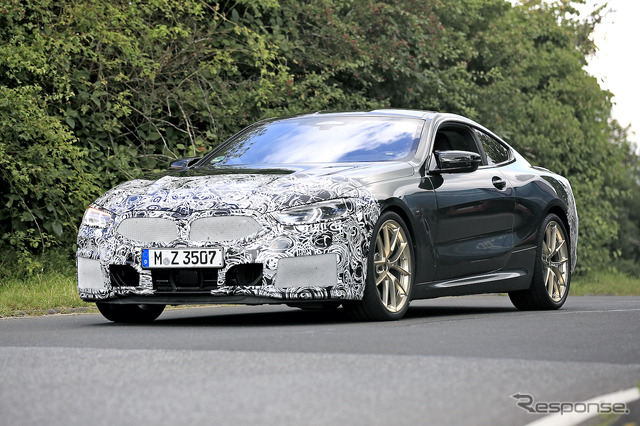 BMW 8シリーズ 改良新型プロトタイプ（スクープ写真）