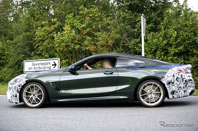 BMW 8シリーズ 改良新型プロトタイプ（スクープ写真）