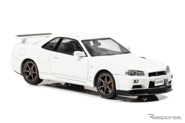 日産 スカイラインGT-R BNR34 VスペックIIニュル(ホワイトパール)