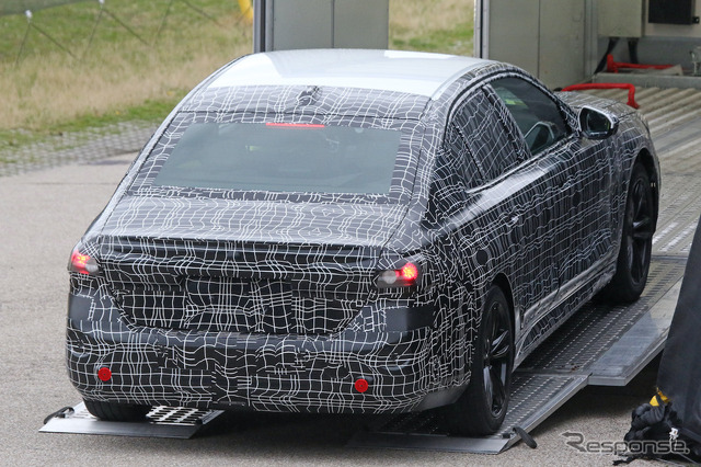 BMW 5シリーズ 次期型プロトタイプ(スクープ写真)