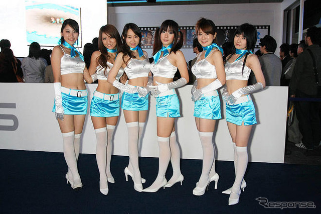 【東京ゲームショウ08】コンパニオン写真蔵…レベルファイブ