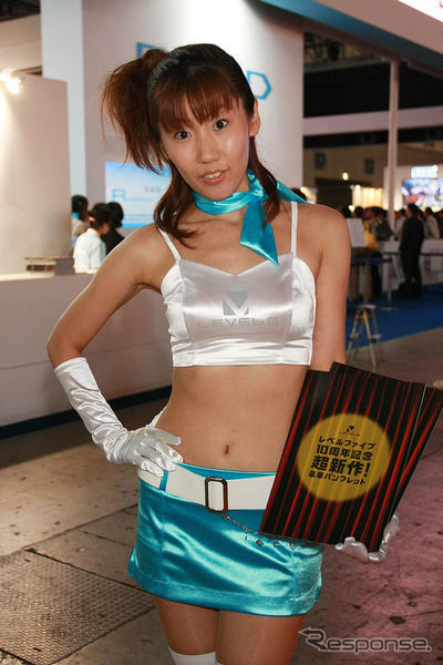 【東京ゲームショウ08】コンパニオン写真蔵…レベルファイブ