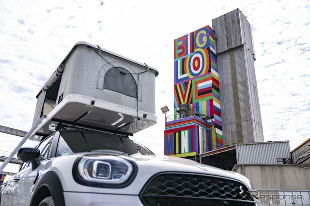 純正ルーフテントを装着したMINI『カントリーマン』(日本名:MINI『クロスオーバー』)のPHV(IAAモビリティ2021)