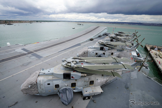HMSクイーン・エリザベス(ポーツマス、2021年5月)