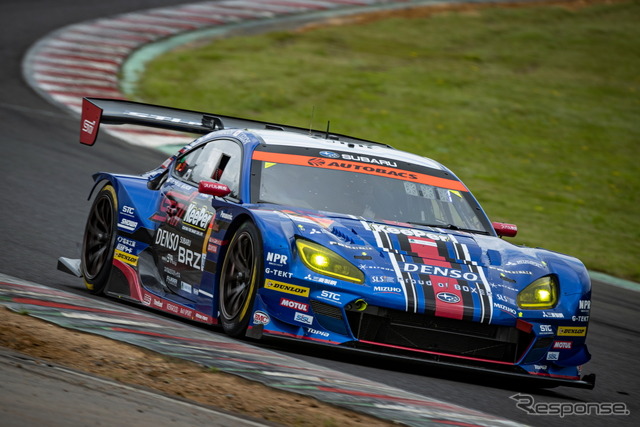 【SUPER GT 第5戦】GT300クラスポールポジションの#61 SUBARU BRZ R&D SPORT（井口卓人／山内英輝）