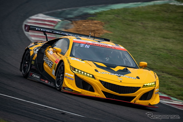 【SUPER GT 第5戦】GT300クラス予選2位の#18 UPGARAGE NSX GT3(小林崇志/名取鉄平)