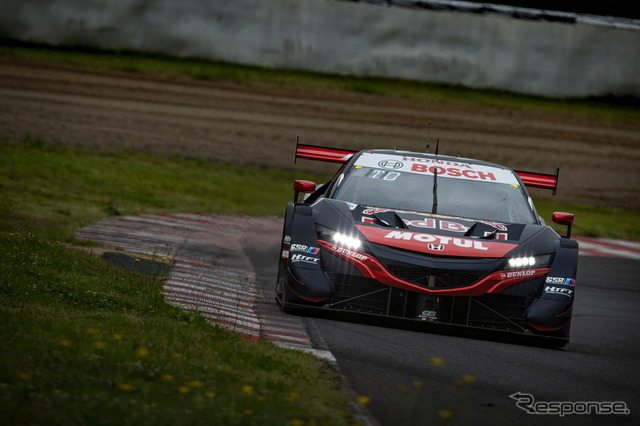 【SUPER GT 第5戦】GT500クラス予選2位の#16 Red Bull MOTUL MUGEN NSX-GT(笹原右京/大湯都史樹)