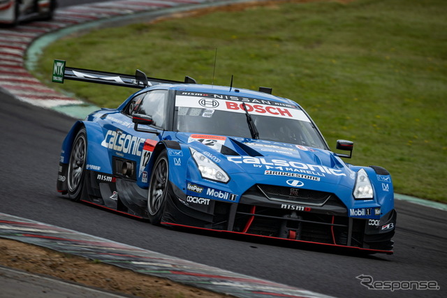 【SUPER GT 第5戦】GT500クラス予選3位の#12 カルソニック IMPUL GT-R（平峰一貴／松下信治）