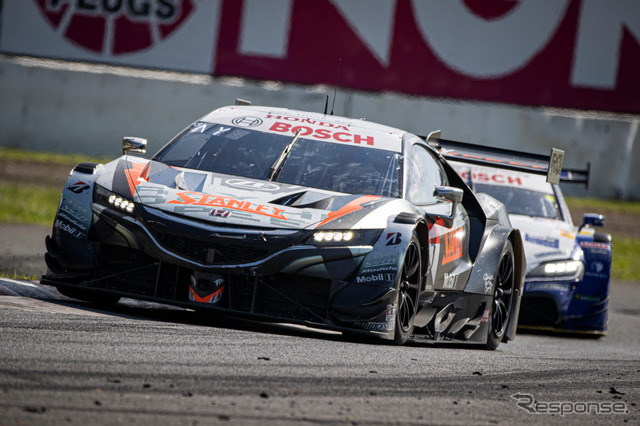 【SUPER GT 第5戦】GT500クラス2位の#1 STANLEY NSX-GT(山本尚貴/牧野任祐)
