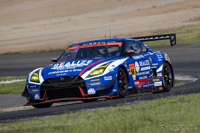 【SUPER GT 第5戦】GT300クラス3位の#56 リアライズ日産自動車大学校 GT-R（藤波清斗／ジョアオ・パオロ・デ・オリベイラ）