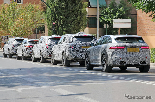 ランドローバー レンジローバーSVR 開発車両(スクープ写真)
