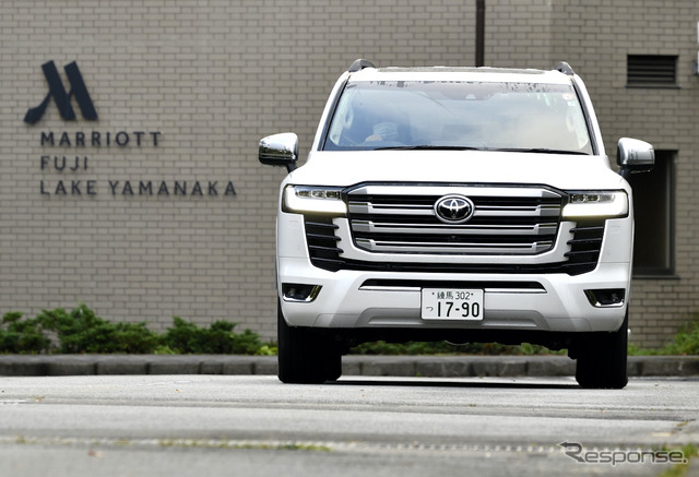 トヨタ ランドクルーザー 新型(取材協力 富士マリオットホテル山中湖)