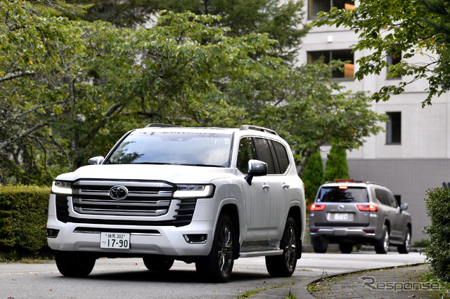 トヨタ ランドクルーザー 新型(取材協力 富士マリオットホテル山中湖)