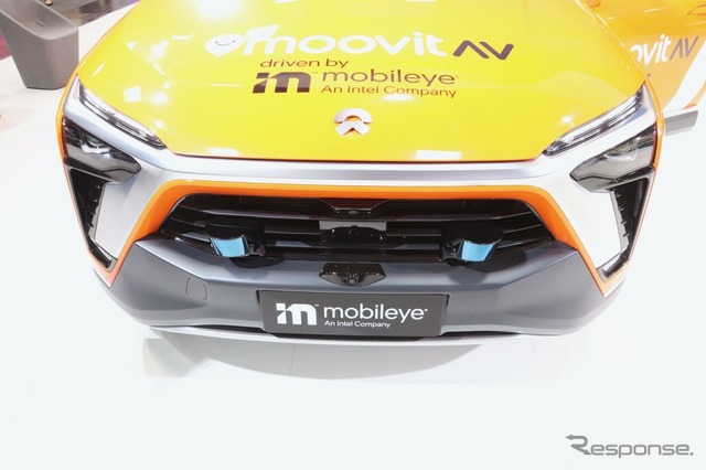 MobileEyeの自動運転デモ車両