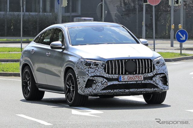 メルセデスベンツ GLEクーペ（AMG GLE53 クーペ）改良新型プロトタイプ　（スクープ写真）