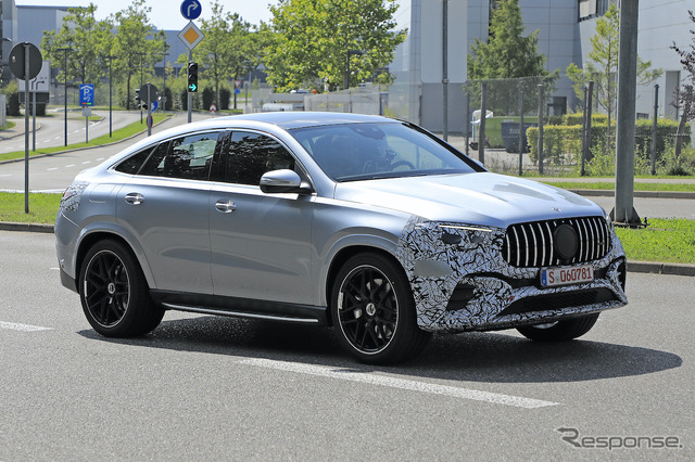 メルセデスベンツ GLEクーペ（AMG GLE53 クーペ）改良新型プロトタイプ　（スクープ写真）