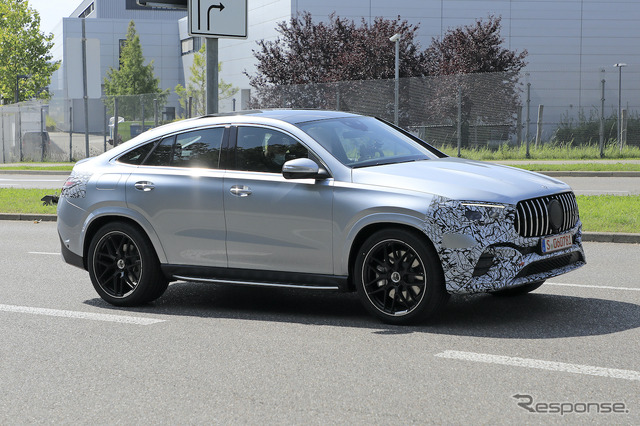 メルセデスベンツ GLEクーペ(AMG GLE53 クーペ)改良新型プロトタイプ (スクープ写真)