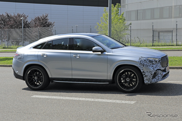 メルセデスベンツ GLEクーペ（AMG GLE53 クーペ）改良新型プロトタイプ　（スクープ写真）