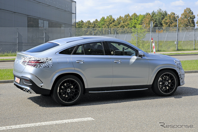 メルセデスベンツ GLEクーペ（AMG GLE53 クーペ）改良新型プロトタイプ　（スクープ写真）