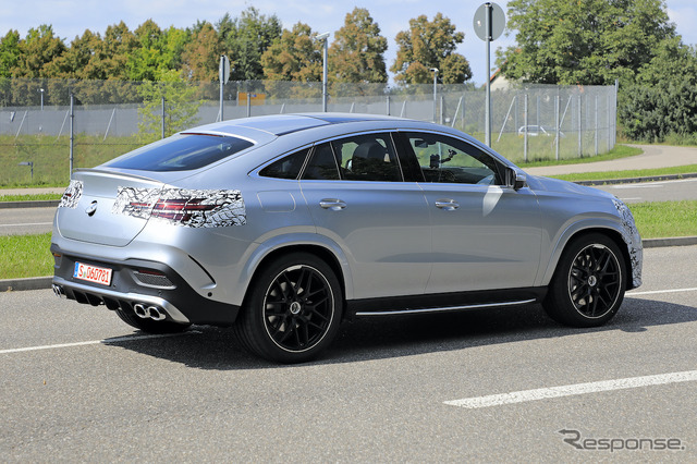 メルセデスベンツ GLEクーペ（AMG GLE53 クーペ）改良新型プロトタイプ　（スクープ写真）