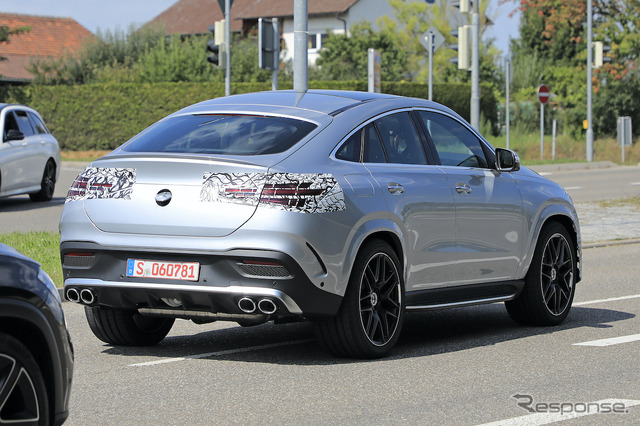 メルセデスベンツ GLEクーペ（AMG GLE53 クーペ）改良新型プロトタイプ　（スクープ写真）