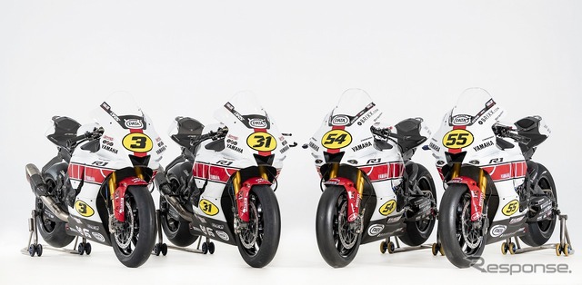 60周年記念カラーの「YZF-R1」