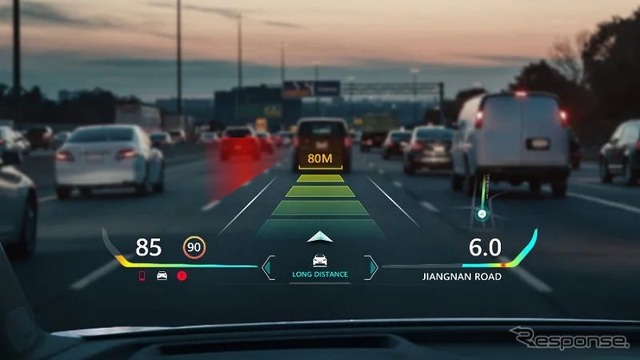 ファーウェイの新開発ヘッドアップディスプレイ、ファーウェイ「AR-HUD」