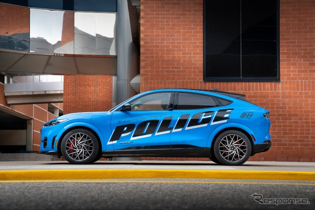 フォード・マスタング・マッハE をベースにした警察車両のプロトタイプ