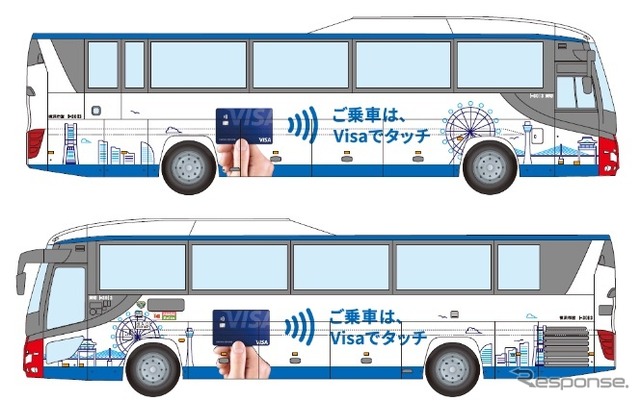 運行予定のラッピングバス