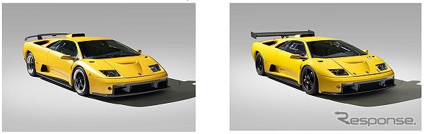 左:1999 ランボルギーニ ディアブロ GT/右:1999 ランボルギーニ ディアブロ GTR
